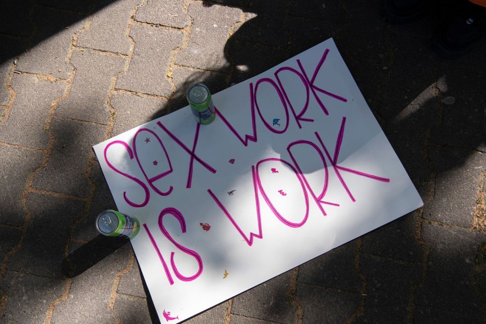 demonstration of sex workers