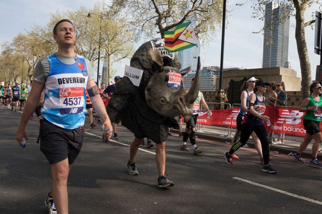 London Marathon back of the pack