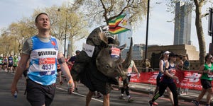 London Marathon back of the pack