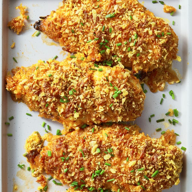 Party Chicken chicken breasts covered in panko bread crumbs