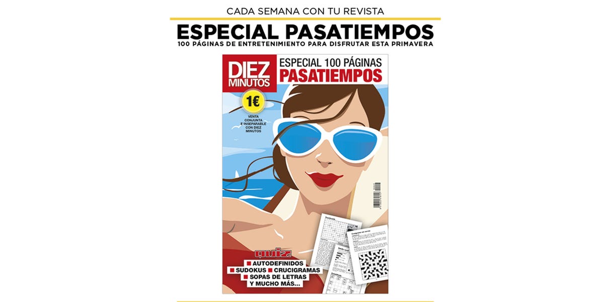 ¡Desbloquea la Diversión Primaveral! Especial de Pasatiempos de 'Diez Minutos' por Solo 1€