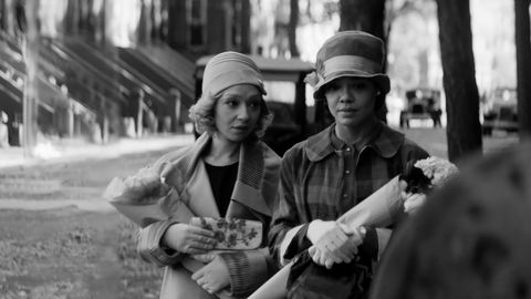 tessa thompson as irene and ruth negga as clare in passing