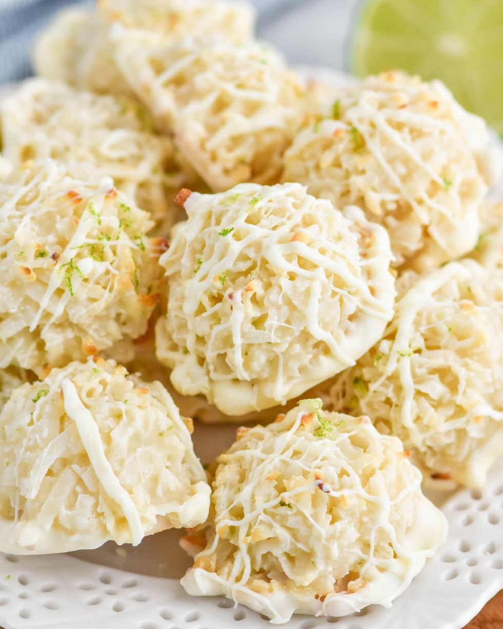 passover desserts lime coconut macaroons
