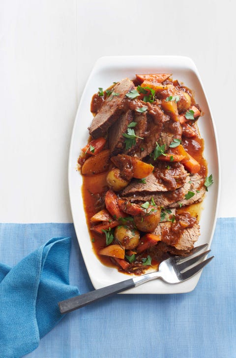 passover recipes  pot roast and root vegetables