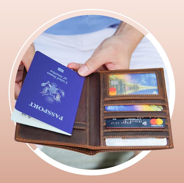 polare luxury rfid blocking leather passport holder