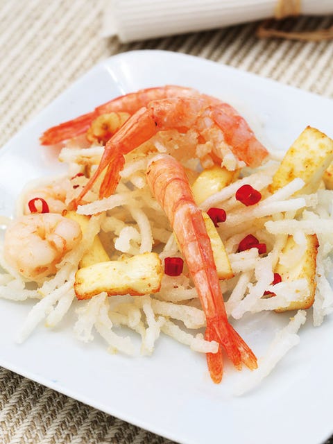 Pasta china con gambas pasta china con gambas