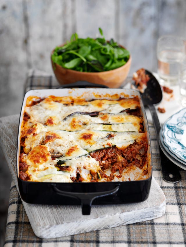 courgette and aubergine lasagne