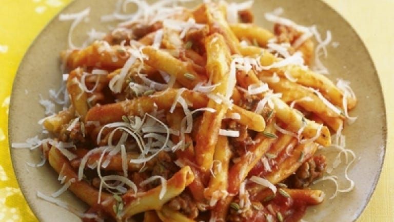 pasta met tomaat