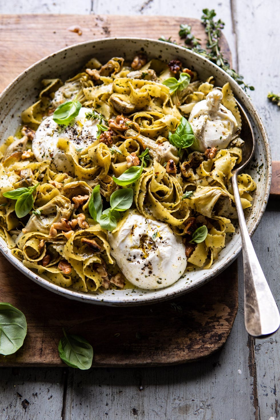 pasta recipes artichoke browned butter