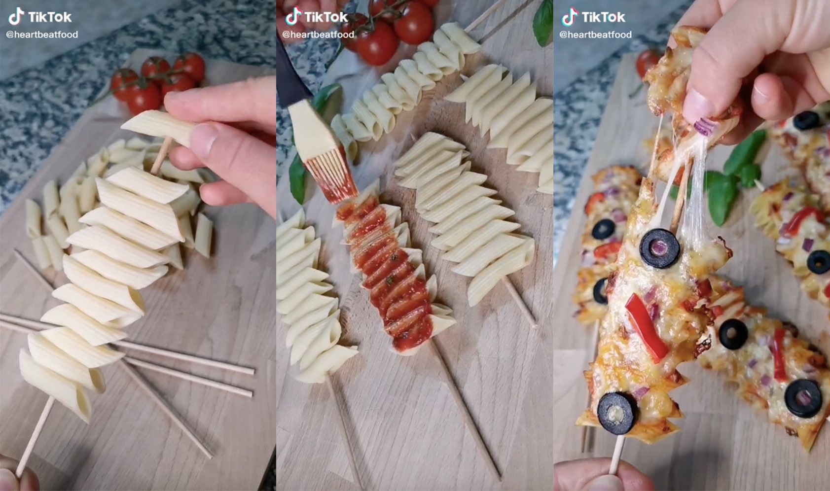 Pasta Skewers Are TikTok's Latest Food Hack, And They Look Delicious