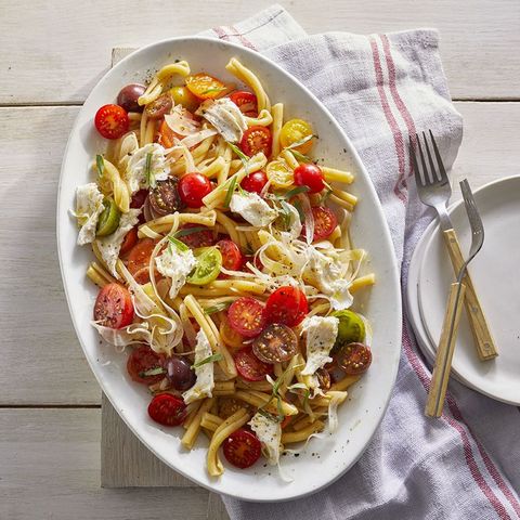 Pasta with Marinated Cherry Tomatoes - Vegan Pasta Recipes