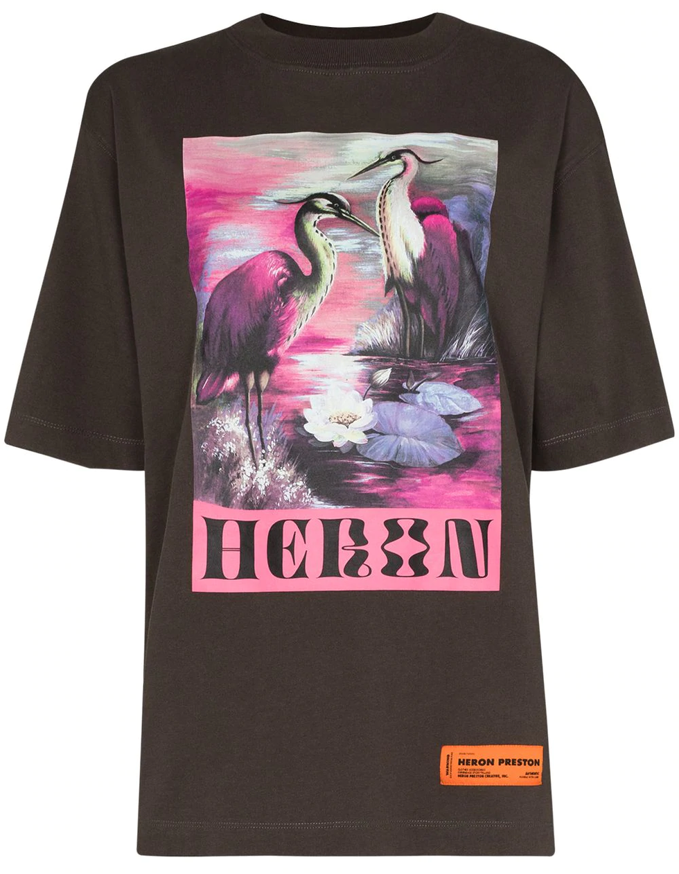 heron preston 仙鶴塗鴉t恤