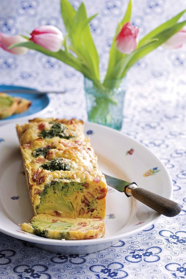 receta pastel de brócoli y beicon
