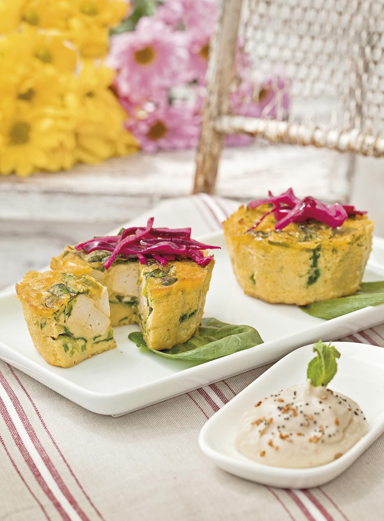 pastel de espinacas