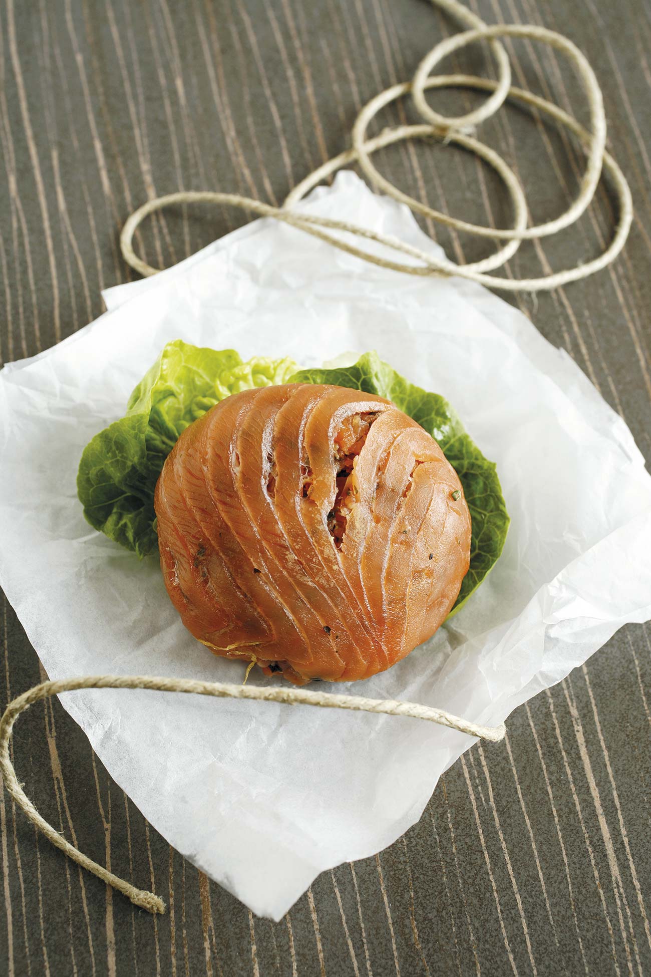pastel de salmón