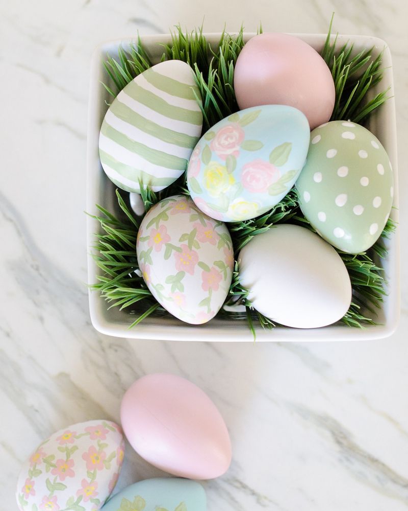 pastel easter egg painting ideas