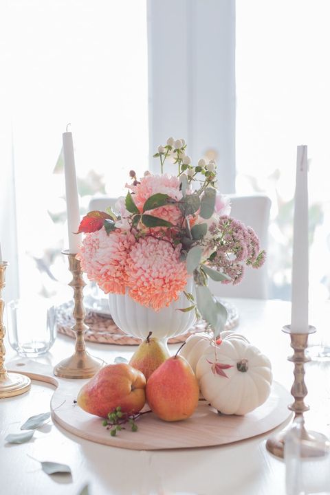 pastel fall centerpieces