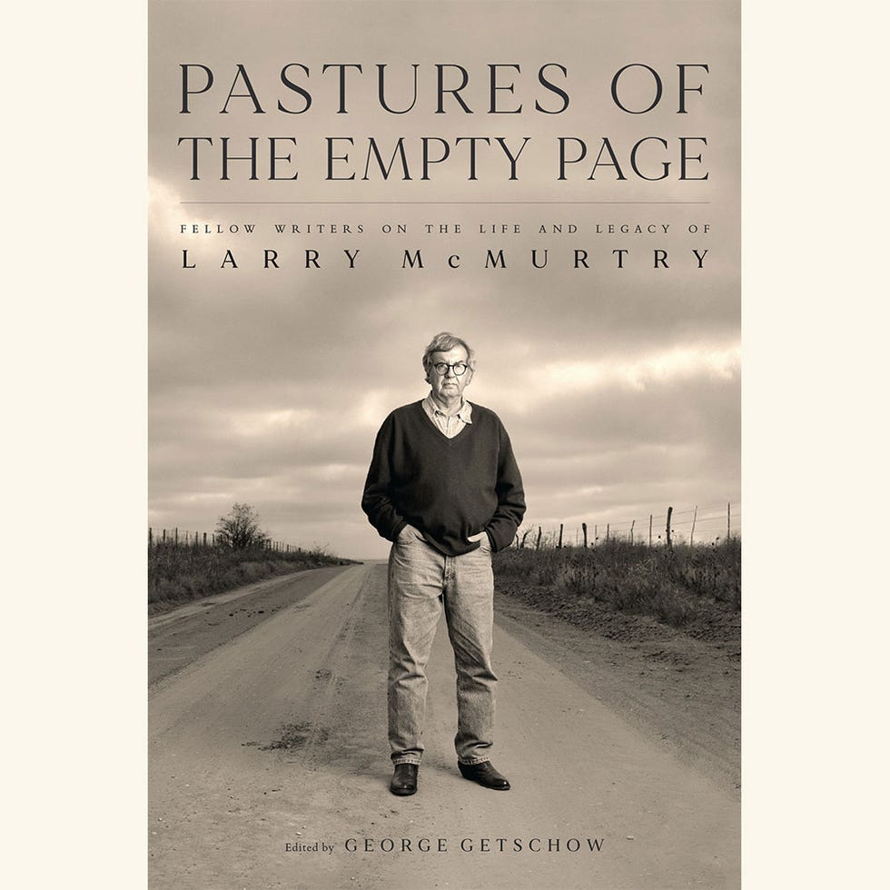 pastures of the empty page, fellow writers on the life and legacy of larry mcmurtry, george getschow