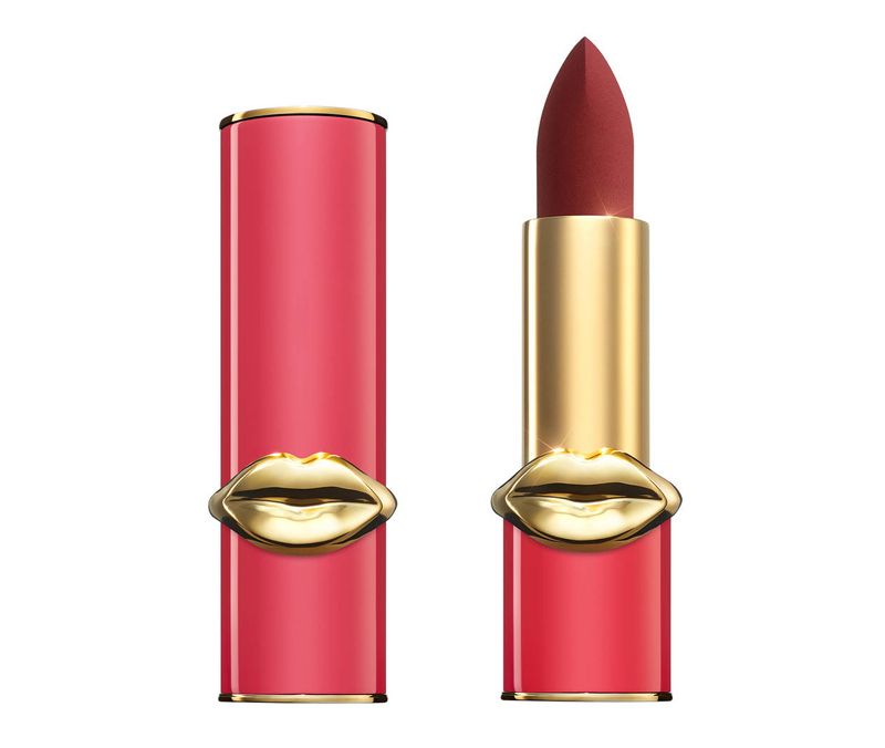Red, Lipstick, Pink, Cosmetics, Beauty, Ammunition, Material property, Bullet, Magenta, Lip care, 