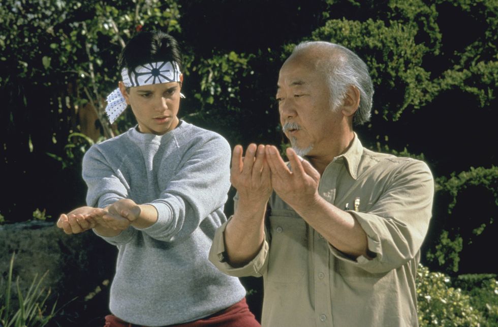 Pat Morita und Ralph Macchio, The Karate Kid Teil 3