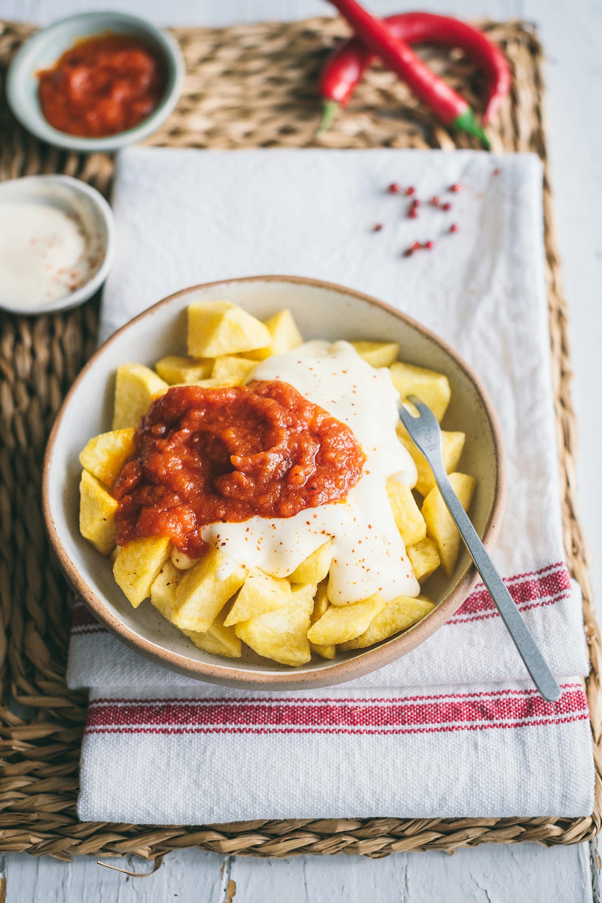 Receta De Patatas Bravas Con Salsa De Chile 6655