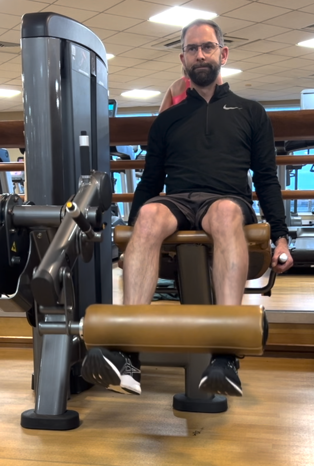 seated knee extension
