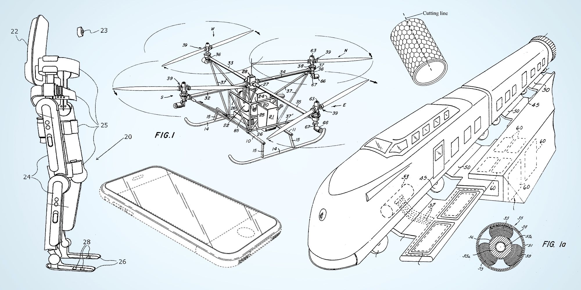 examples of patented products