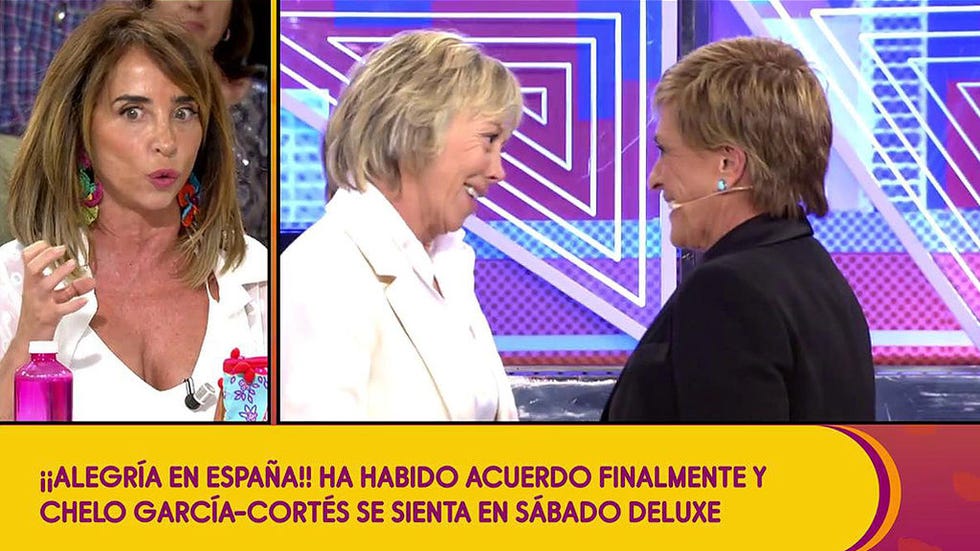Chelo García-Cortés, María Patiño, Sábado Deluxe, Deluxe, Sálvame, Chelo, Chelo supervivientes, Chelo y María Patiño