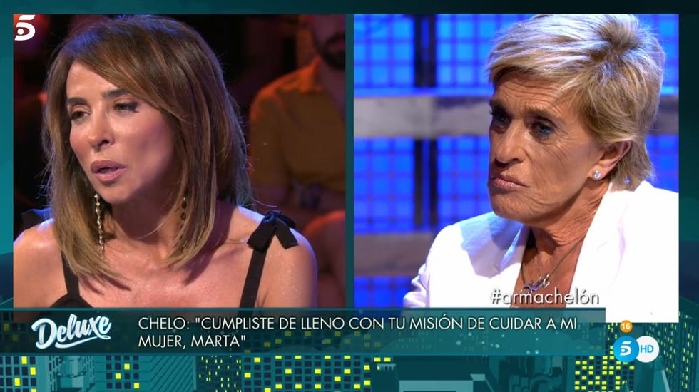 Chelo García-Cortés, María Patiño, Sábado Deluxe, Deluxe, Sálvame, Chelo, Chelo supervivientes, Chelo y María Patiño