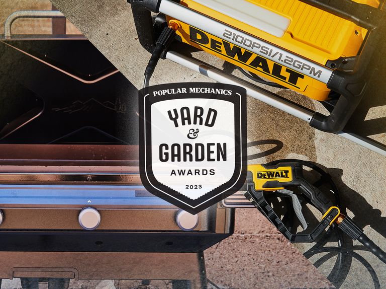 popular mechanics yard and garden awards 2023 traeger grill and dewalt pressure washer