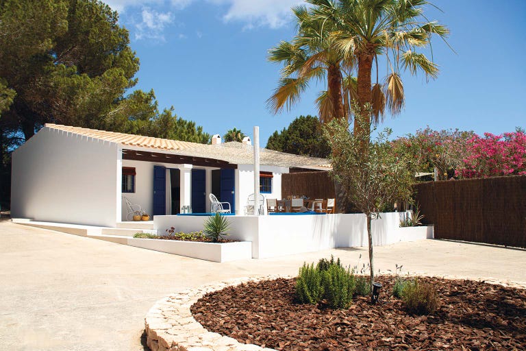 casa de vacaciones en formentera patio