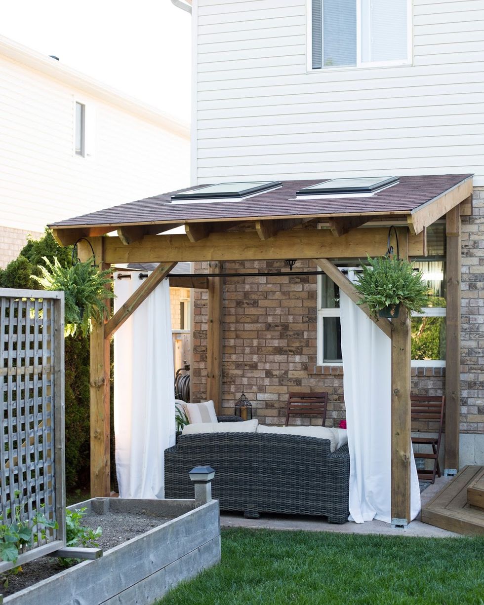 patio cover ideas deckboard roof with skylights