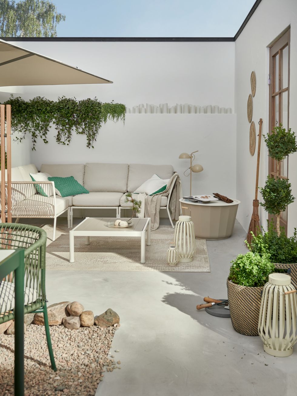 IKEA terrace furniture ideas patio decoration