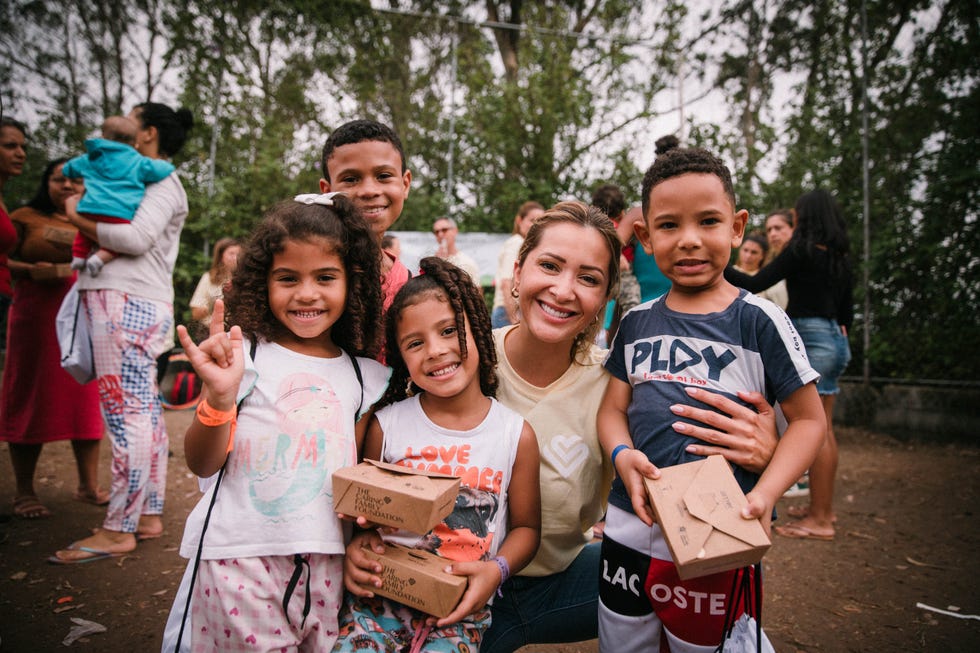 patricia caring visting the caring family foundation