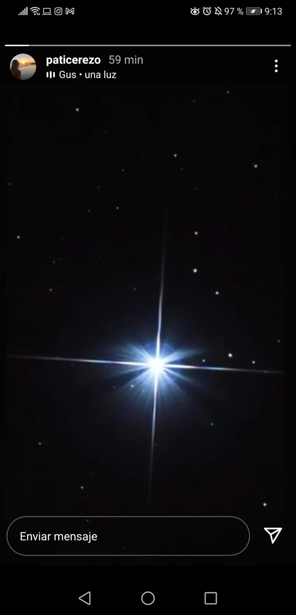 patricia cerezo publica la foto de una estrella en memoria de su ex suegra, la madre de ramón garcía, tras su fallecimiento
