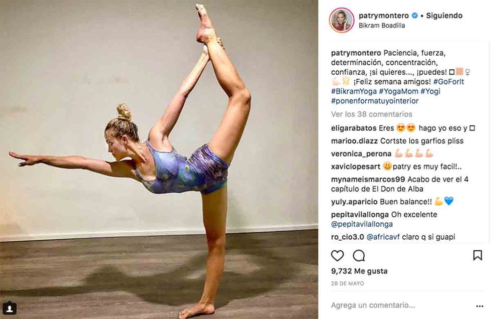 Patricia Montero, yoga