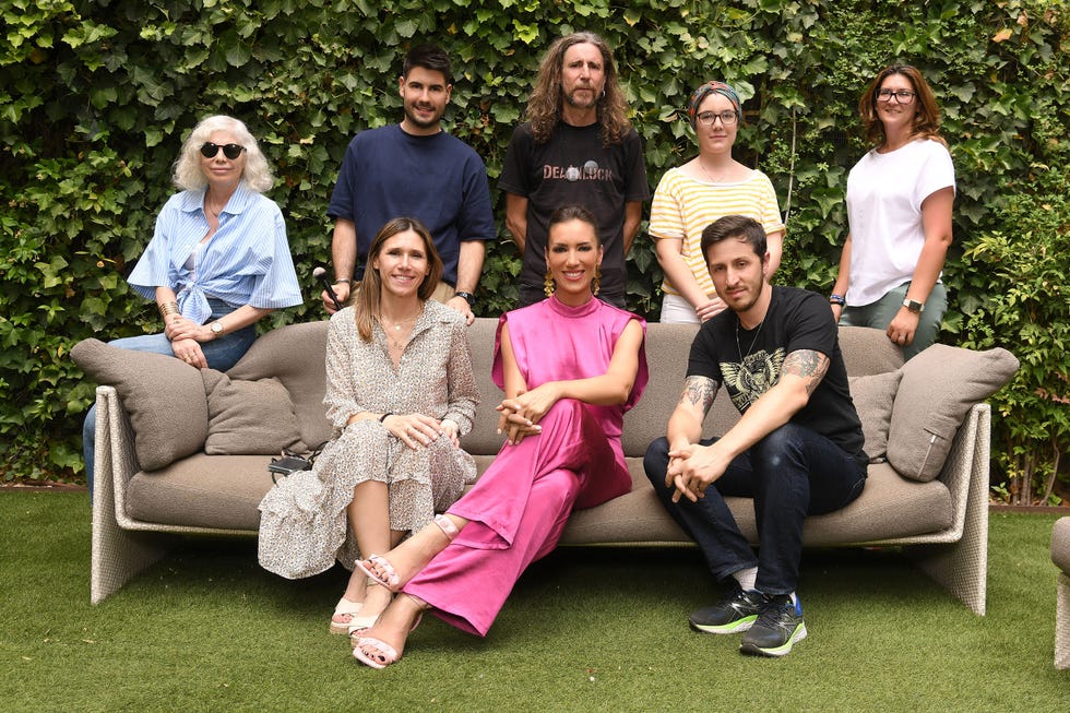 patricia pardo con el equipo de diez minutos