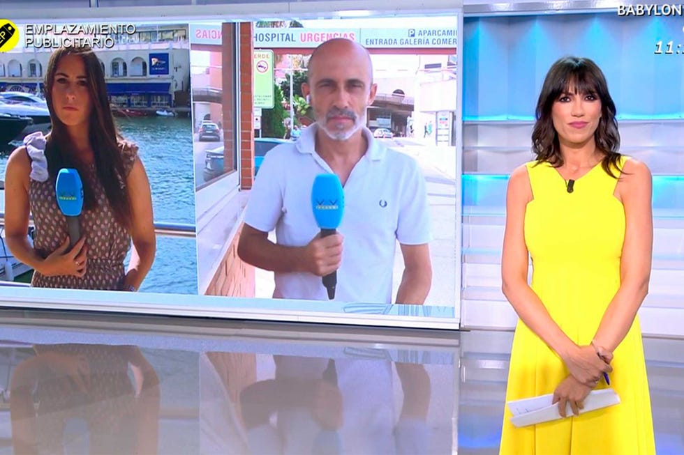 patricia pardo vuelve a vamos a ver con vestido amarillo