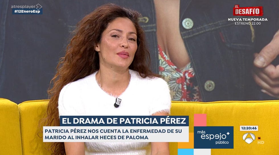 la presentadora ha estado en el plato de antena 3