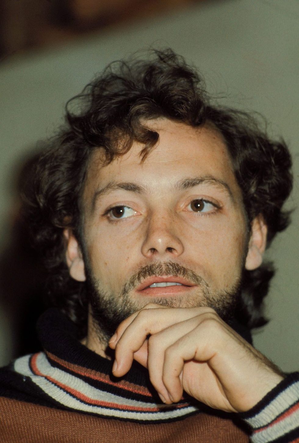 france   january 01  patrick dewaere in deauville, france in 1977  photo by laurent maousgamma rapho via getty images