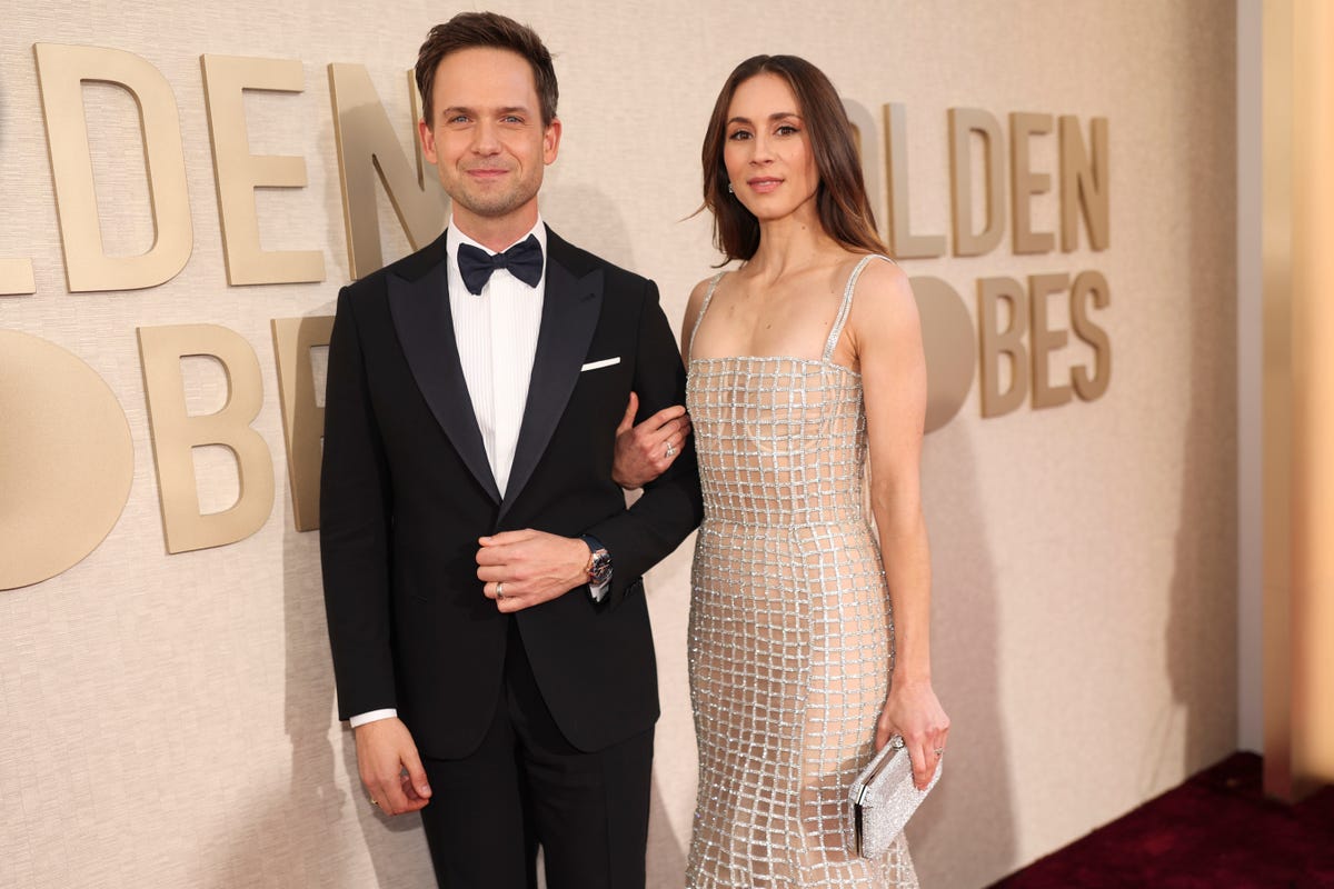 patrick j adams wife troian bellisario marriage kids