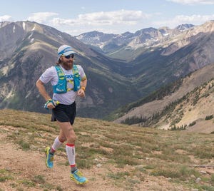 ultrarunner patrick reagan durante una carrera