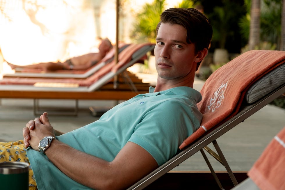 patrick schwarzenegger in the white lotus season 3
