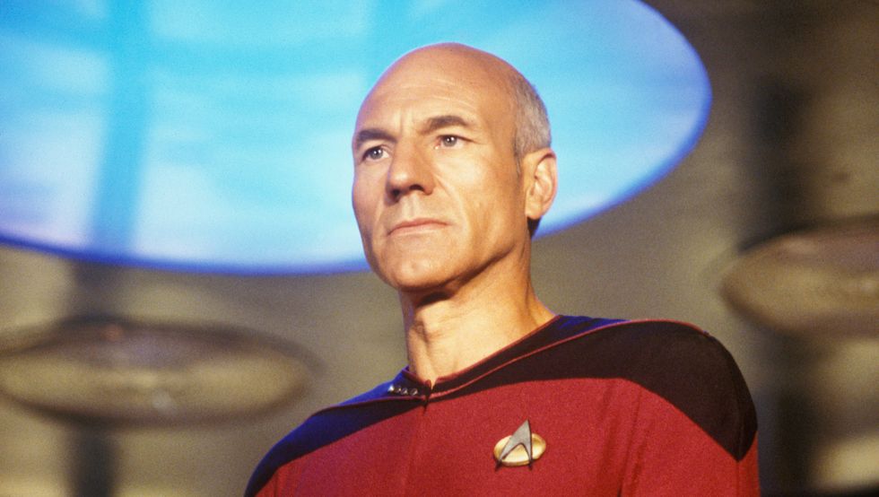 Patrick Stewart as Captain Jean-Luc Picard, Star Trek: Next Generation