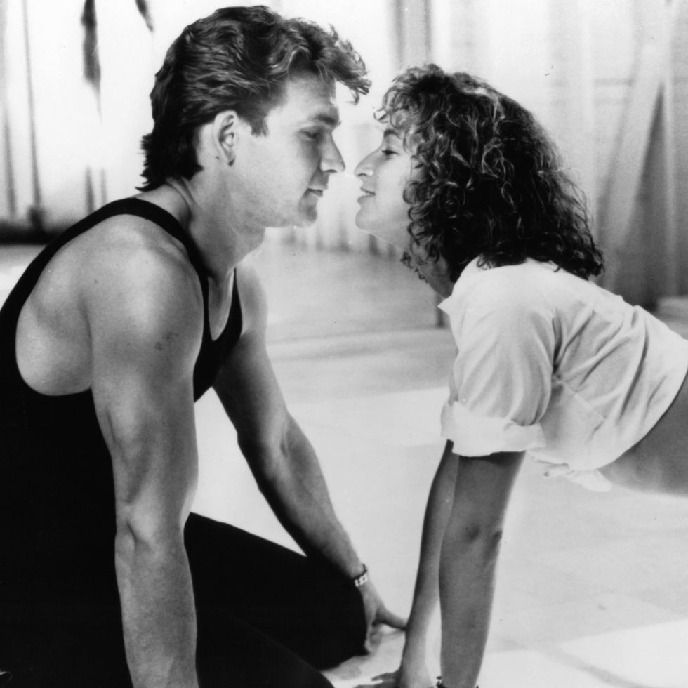 patrick swayze and jennifer grey in 'dirty dancing'
