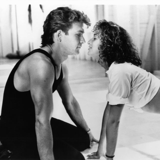 patrick swayze and jennifer grey in 'dirty dancing'