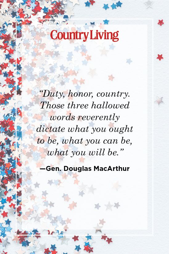 patriotic quote by gen douglas macarthur