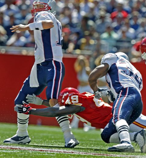 New England Patriots' Tom Brady Injured In Season Opener vs. the Kansas City Chiefs at Gillette Stadium