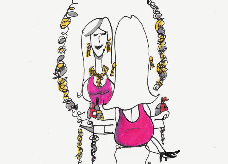 ILLUSTRATION BY MARCO MILANESI FOR THE NEW BOOK, "BE JEWELED", BY PATRIZIA DI CARROBIO