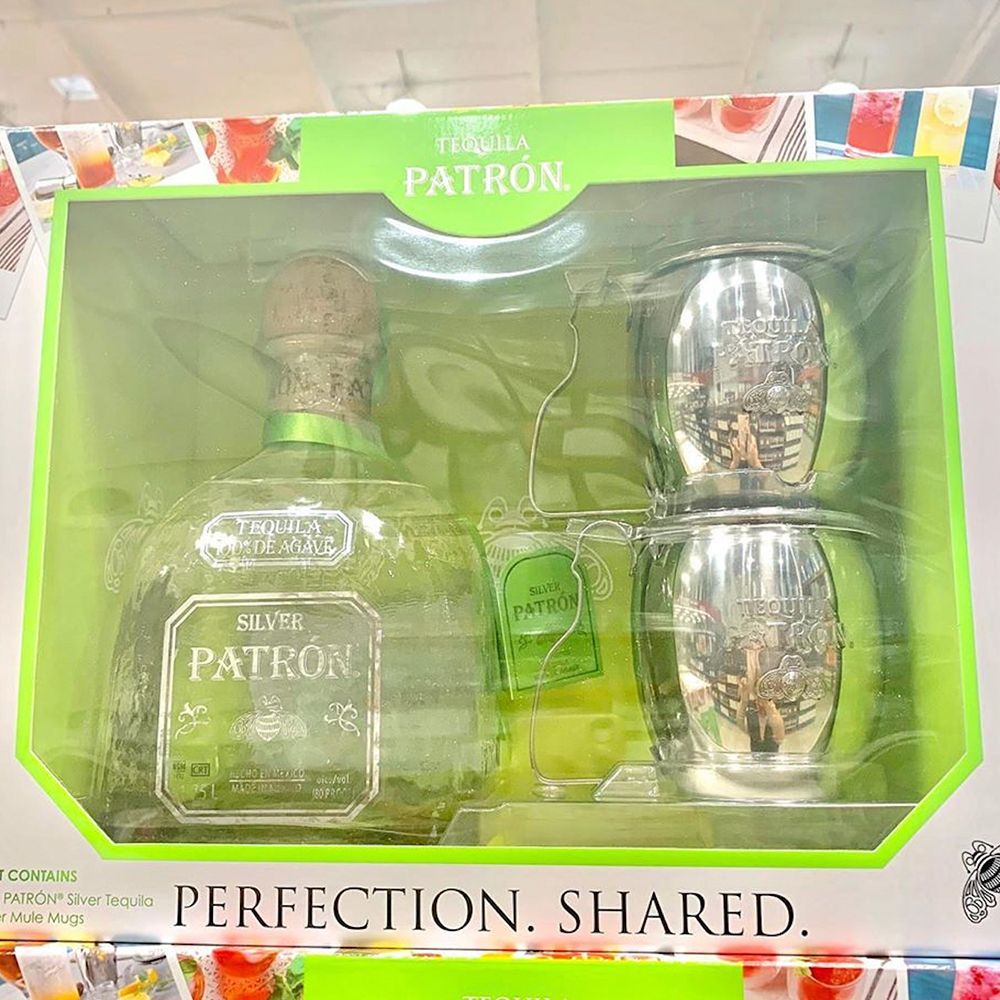 1800 Silver Tequila 750 ml Gift set. Delivery in Williamstown, MA | The  Spirit Shop